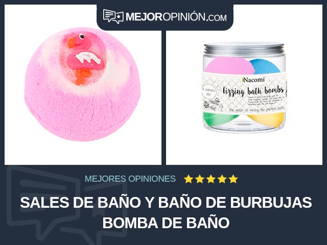 Sales de baño y baño de burbujas Bomba de baño