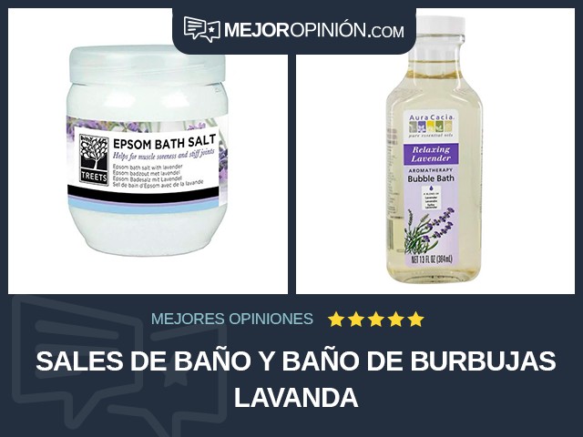 Sales de baño y baño de burbujas Lavanda