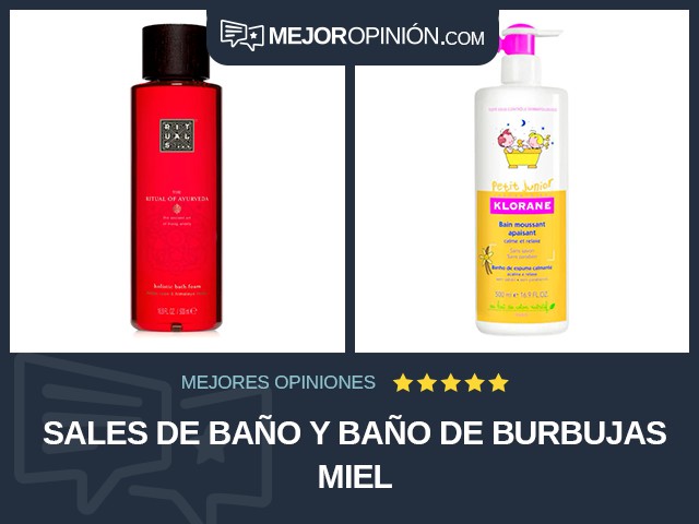 Sales de baño y baño de burbujas Miel