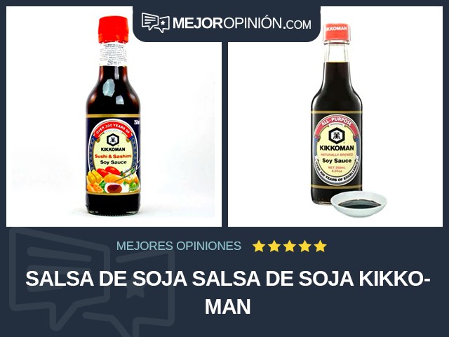 Salsa de soja Salsa de soja Kikkoman