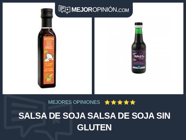 Salsa de soja Salsa de soja Sin gluten