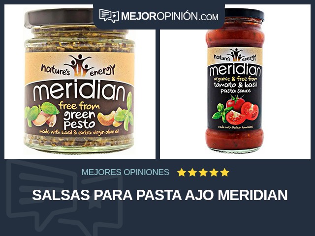 Salsas para pasta Ajo Meridian