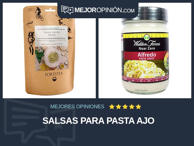 Salsas para pasta Ajo