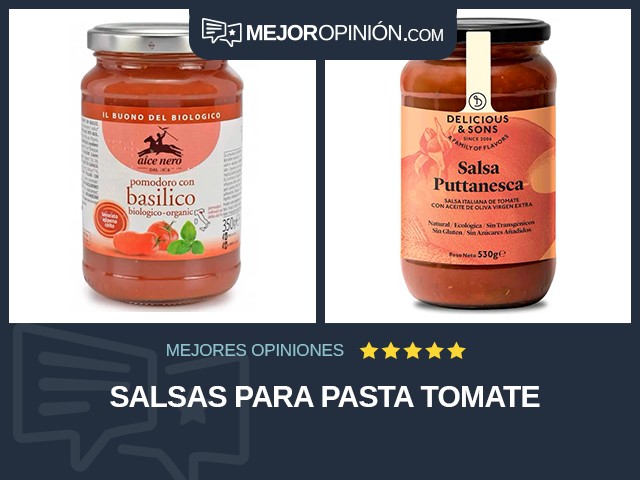Salsas para pasta Tomate