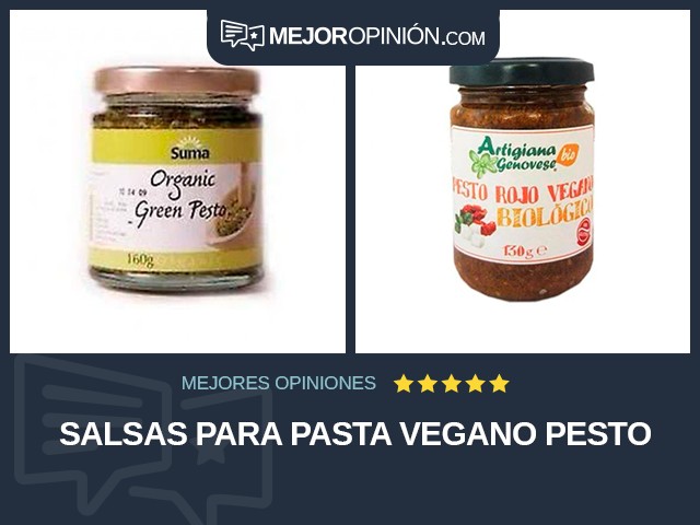 Salsas para pasta Vegano Pesto