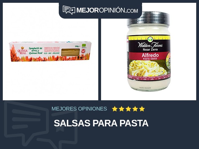 Salsas para pasta