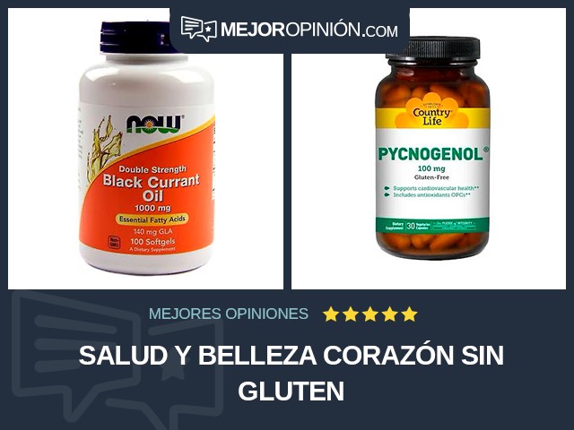 Salud y belleza Corazón Sin gluten