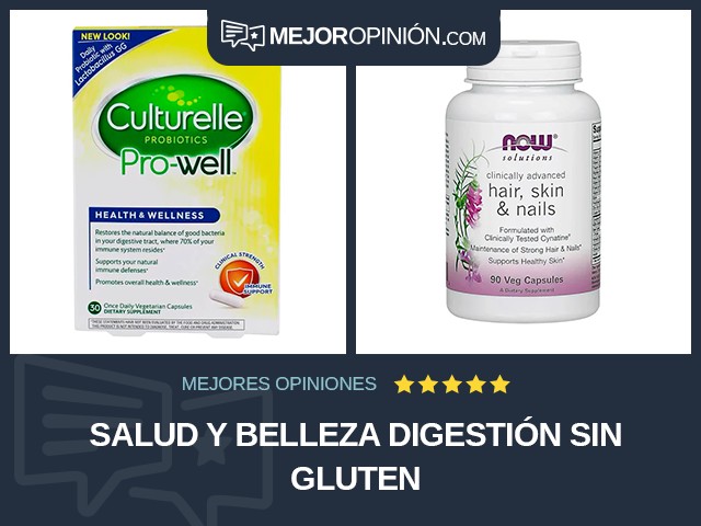 Salud y belleza Digestión Sin gluten