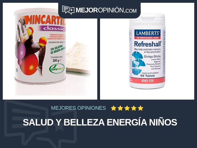 Salud y belleza Energía Niños