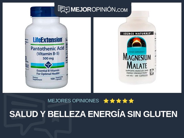 Salud y belleza Energía Sin gluten