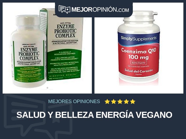 Salud y belleza Energía Vegano