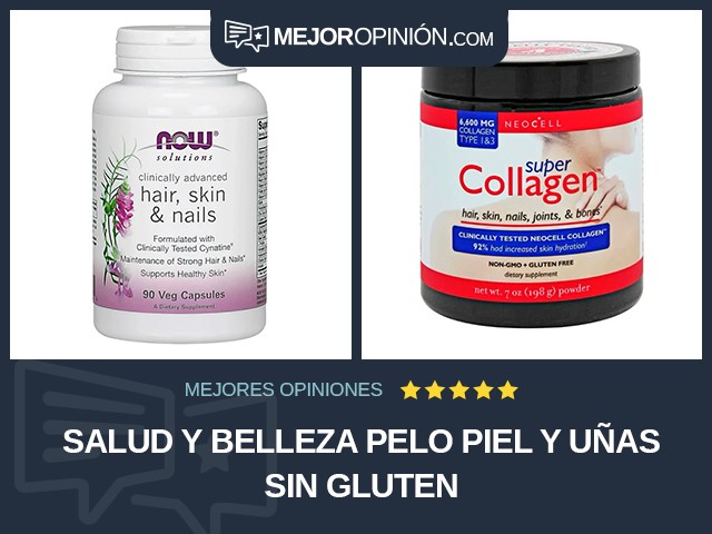Salud y belleza Pelo piel y uñas Sin gluten
