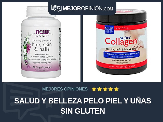 Salud y belleza Pelo piel y uñas Sin gluten