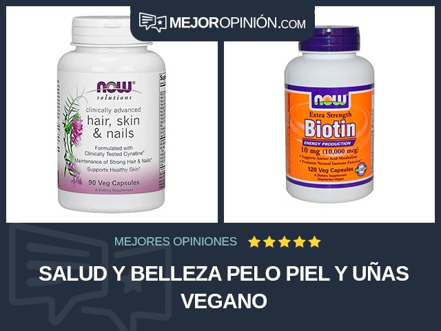 Salud y belleza Pelo piel y uñas Vegano