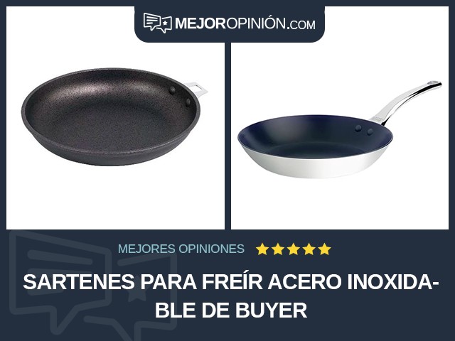 Sartenes para freír Acero inoxidable de Buyer