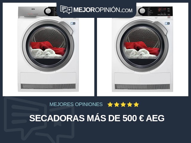 Secadoras Más de 500 € AEG