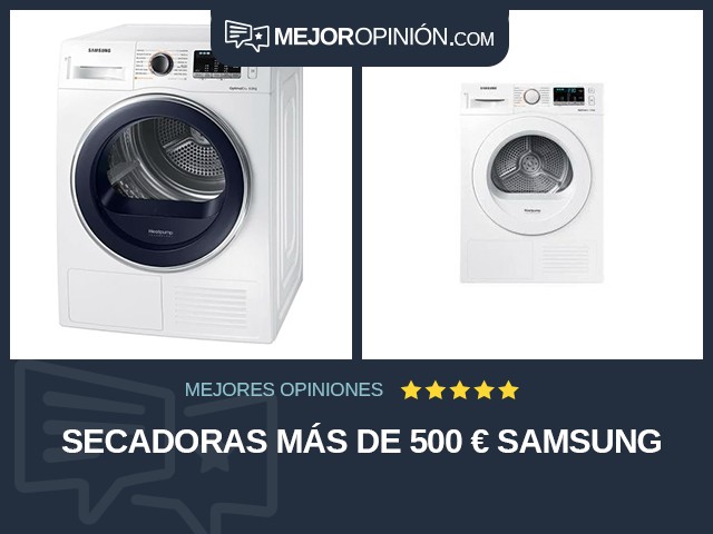 Secadoras Más de 500 € Samsung