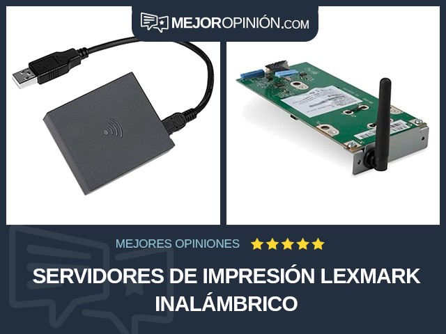 Servidores de impresión Lexmark Inalámbrico