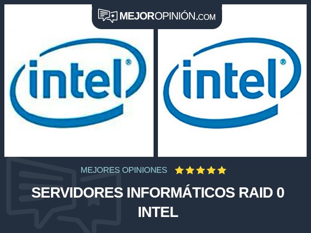Servidores informáticos RAID 0 Intel