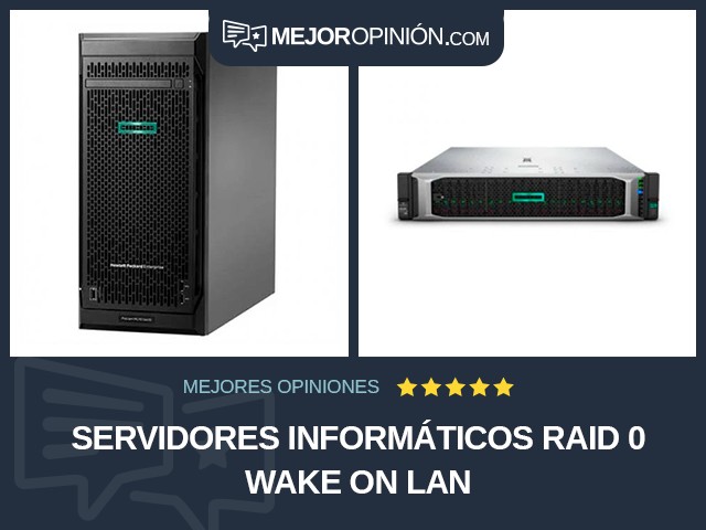 Servidores informáticos RAID 0 Wake On LAN