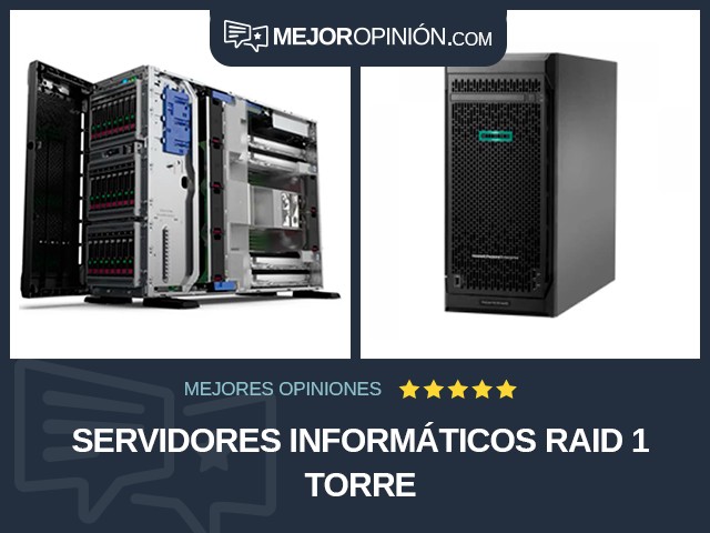 Servidores informáticos RAID 1 Torre