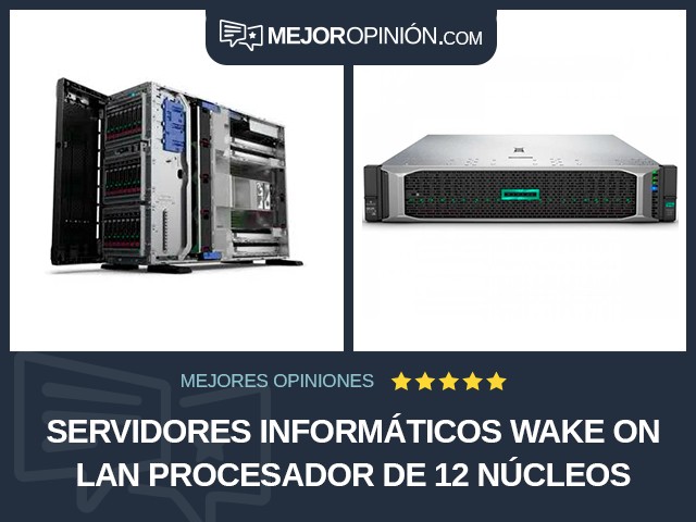 Servidores informáticos Wake On LAN Procesador de 12 núcleos