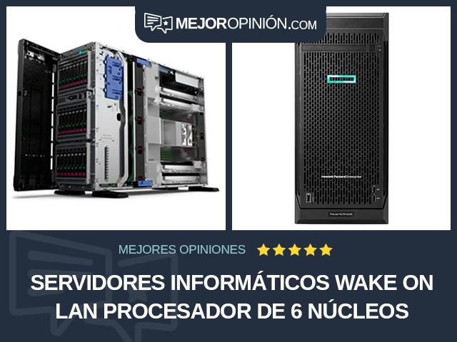 Servidores informáticos Wake On LAN Procesador de 6 núcleos