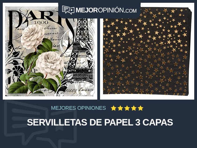 Servilletas de papel 3 capas