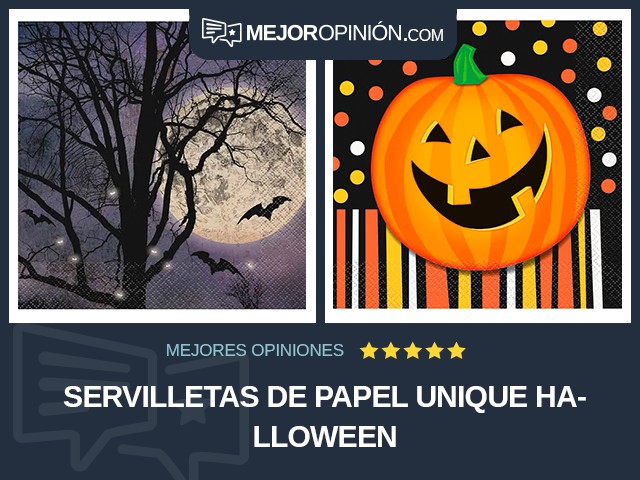 Servilletas de papel Unique Halloween