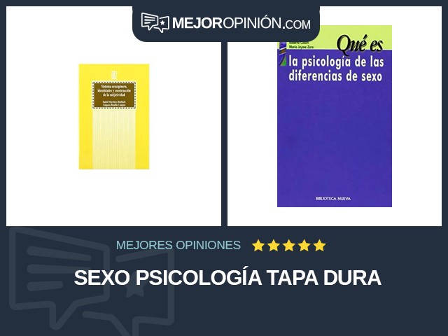 Sexo Psicología Tapa dura