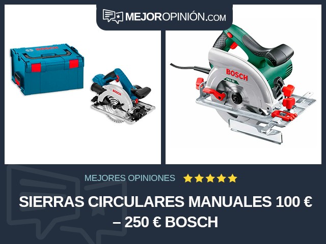 Sierras circulares manuales 100 € – 250 € Bosch