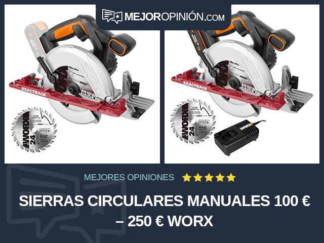 Sierras circulares manuales 100 € – 250 € WORX