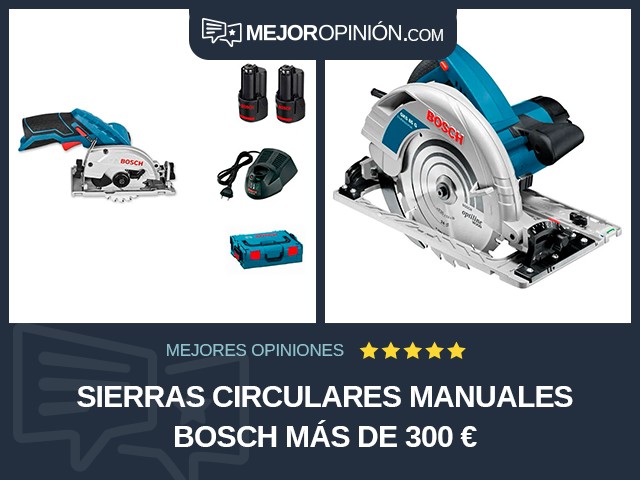 Sierras circulares manuales Bosch Más de 300 €