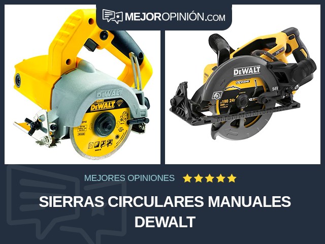 Sierras circulares manuales DEWALT