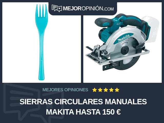 Sierras circulares manuales Makita Hasta 150 €