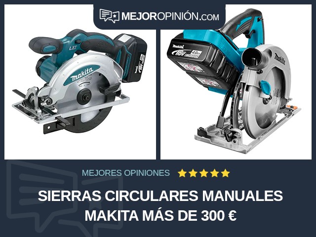 Sierras circulares manuales Makita Más de 300 €