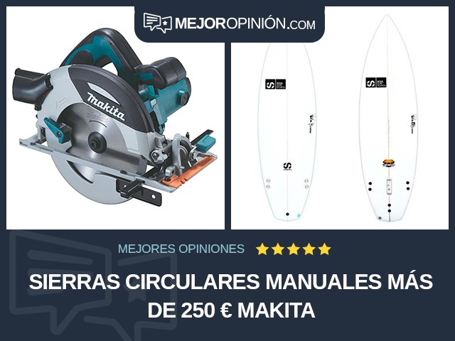 Sierras circulares manuales Más de 250 € Makita