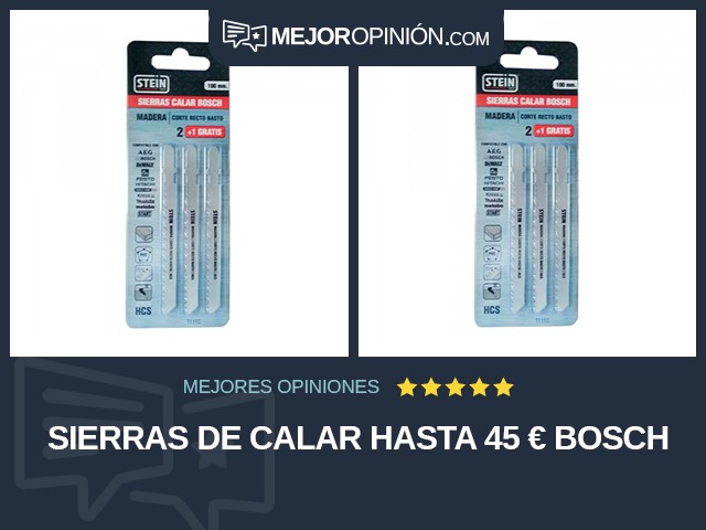 Sierras de calar Hasta 45 € Bosch