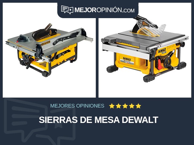 Sierras de mesa DEWALT