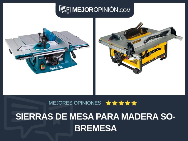 Sierras de mesa Para madera Sobremesa