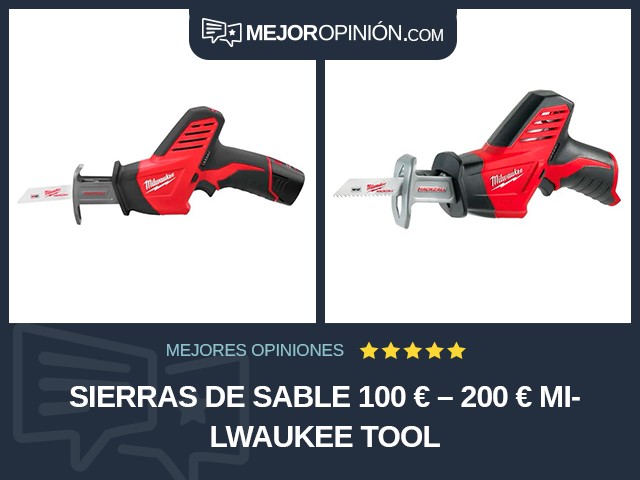 Sierras de sable 100 € – 200 € Milwaukee Tool