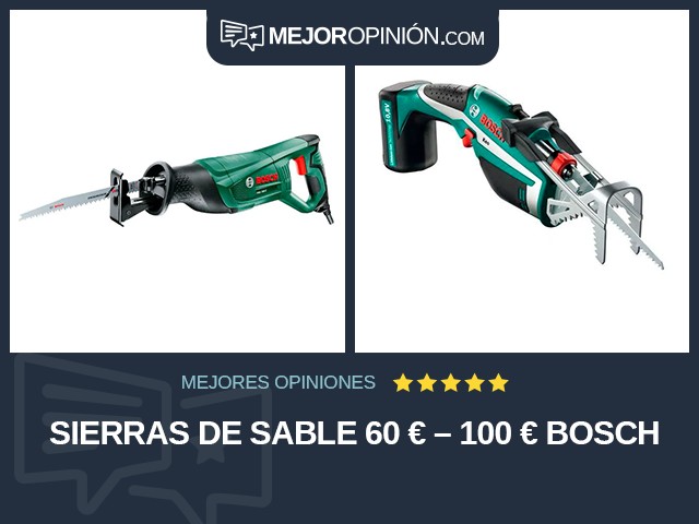 Sierras de sable 60 € – 100 € Bosch