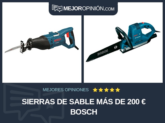 Sierras de sable Más de 200 € Bosch