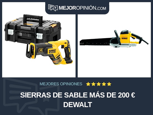 Sierras de sable Más de 200 € DEWALT