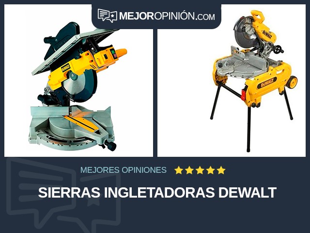 Sierras ingletadoras DEWALT