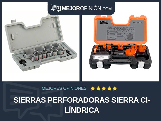 Sierras perforadoras Sierra cilíndrica