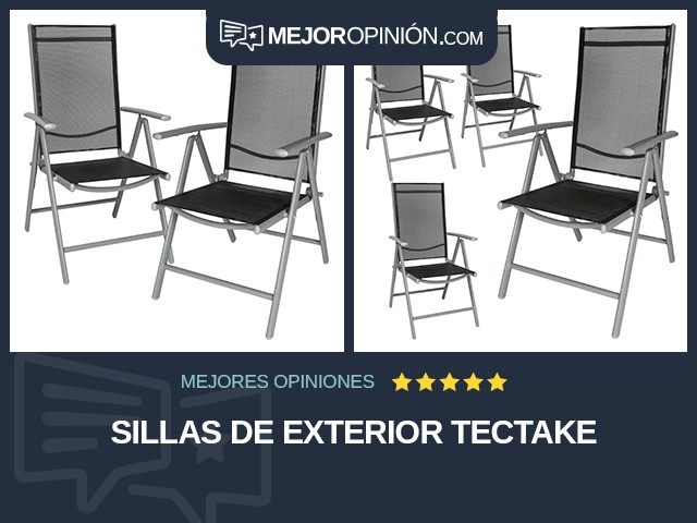 Sillas de exterior TecTake