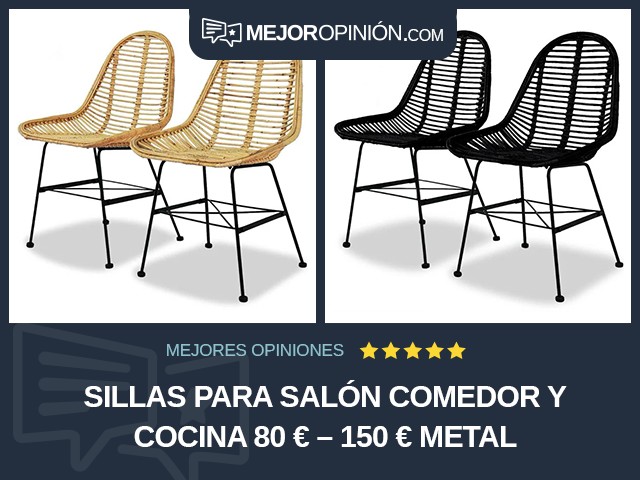 Sillas para salón comedor y cocina 80 € – 150 € Metal