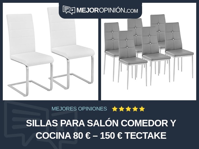 Sillas para salón comedor y cocina 80 € – 150 € TecTake