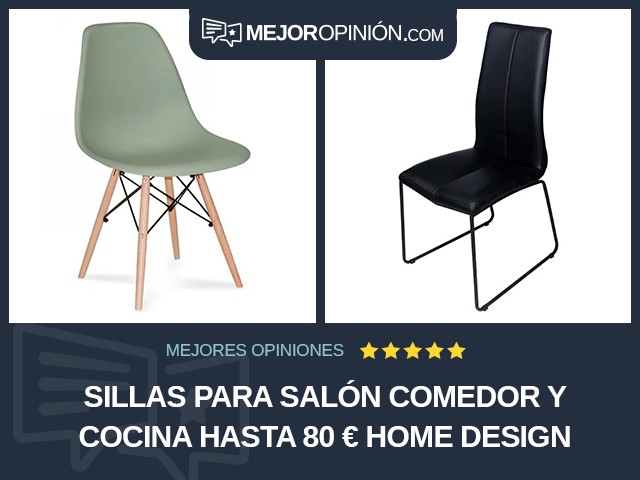 Sillas para salón comedor y cocina Hasta 80 € Home Design